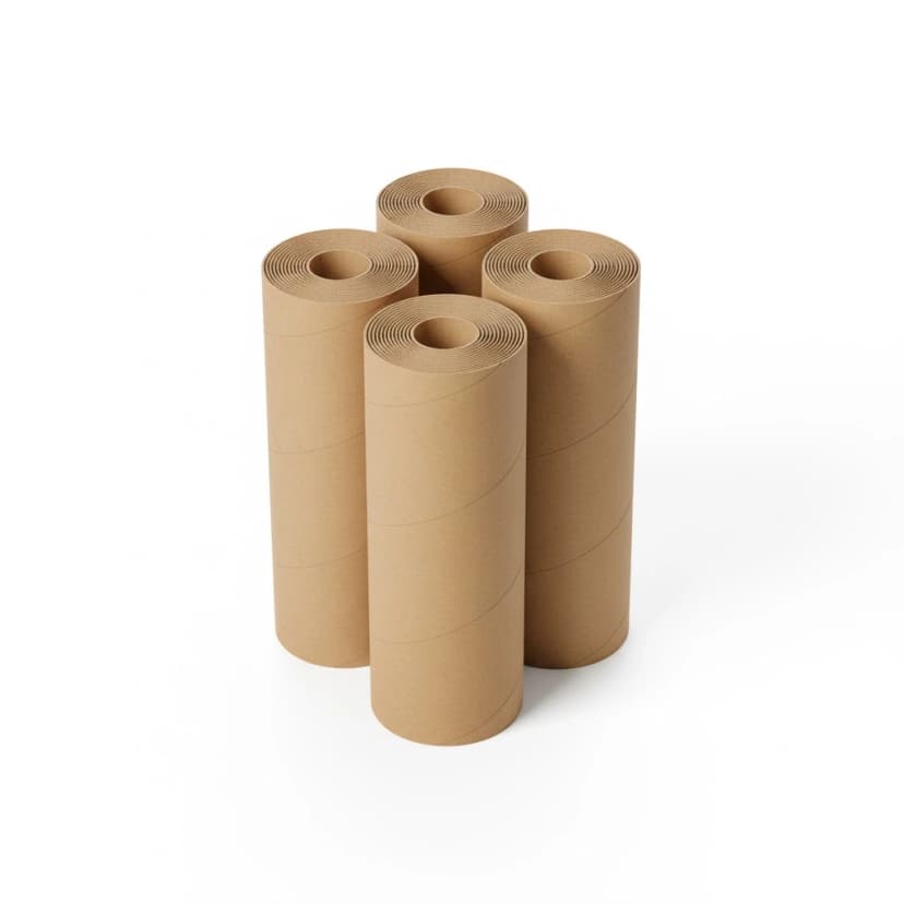 Bobina de cartón corrugado para embalaje y protección